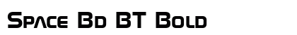 Space Bd BT Bold preview