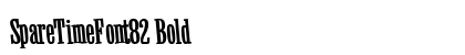SpareTimeFont82 Bold preview
