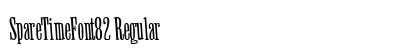 SpareTimeFont82 Regular Preview