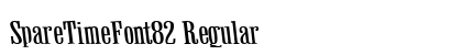 SpareTimeFont82 Regular Preview