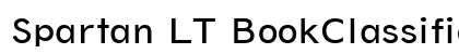 Spartan LT BookClassified Regular Preview