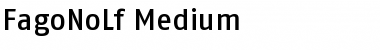 FagoNoLf Medium Font