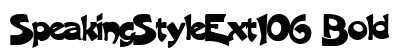 SpeakingStyleExt106 Bold preview