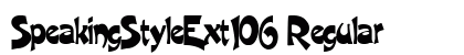 SpeakingStyleExt106 Regular Preview