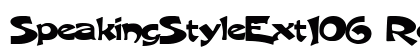 SpeakingStyleExt106 Regular Preview
