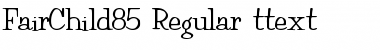 FairChild85 Regular Font