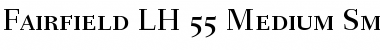 Fairfield LH MediumSC Regular Font