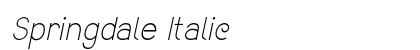 Springdale Italic Preview