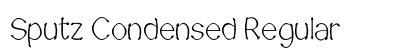 Sputz Condensed Regular Preview