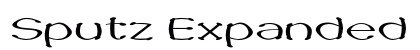 Sputz Expanded Bold Preview