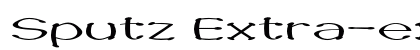 Sputz Extra-expanded Bold Preview