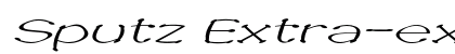 Sputz Extra-expanded Italic Preview