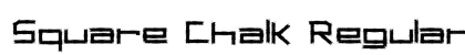 Square Chalk Regular preview