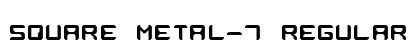 Square Metal-7 Regular preview