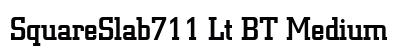 SquareSlab711 Lt BT Medium preview