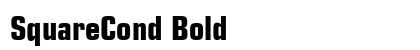 SquareCond Bold preview