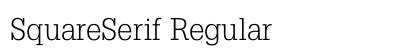 SquareSerif Regular preview