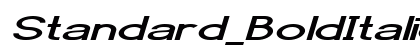 Standard_BoldItalic Normal preview