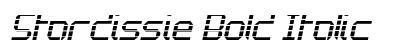 Stardissie Bold Italic Preview