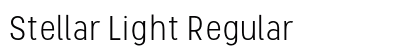 Stellar Light Regular preview