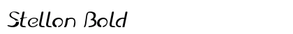 Stellon Bold preview