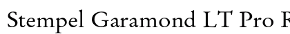 Stempel Garamond LT Pro Roman Preview