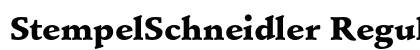 StempelSchneidler Regular preview