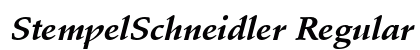 StempelSchneidler Regular preview