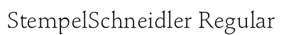 StempelSchneidler Regular preview