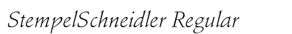StempelSchneidler Regular preview