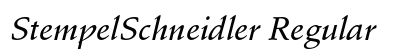 StempelSchneidler Regular preview
