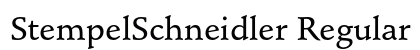 StempelSchneidler Regular preview