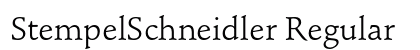 StempelSchneidler Regular preview