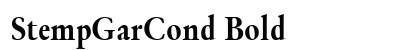StempGarCond Bold preview