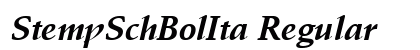StempSchBolIta Regular preview