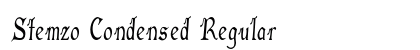 Stemzo Condensed Regular Preview