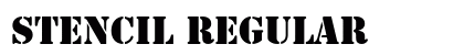 Stencil Regular Preview