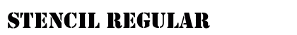 Stencil Regular Preview