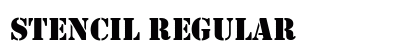 Stencil Regular Preview