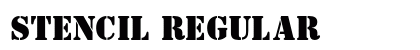 Stencil Regular Preview