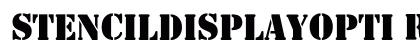 StencilDisplayOpti Regular preview