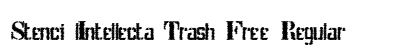 Stenci lIntellecta Trash Free Regular preview