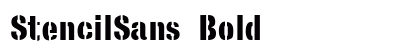 StencilSans Bold preview