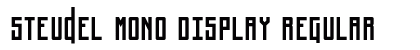 Steudel Mono Display Regular preview