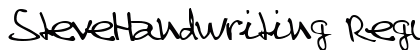 SteveHandwriting Regular preview