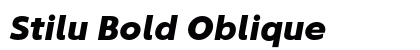 Stilu Bold Oblique Preview