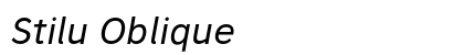 Stilu Oblique Preview