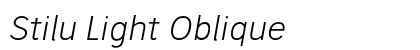 Stilu Light Oblique preview
