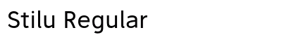 Stilu Regular Preview