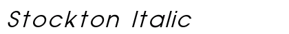Stockton Italic Preview